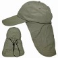 Preview: Fox Outdoor Cap, "Sahara", olive, long neck protection